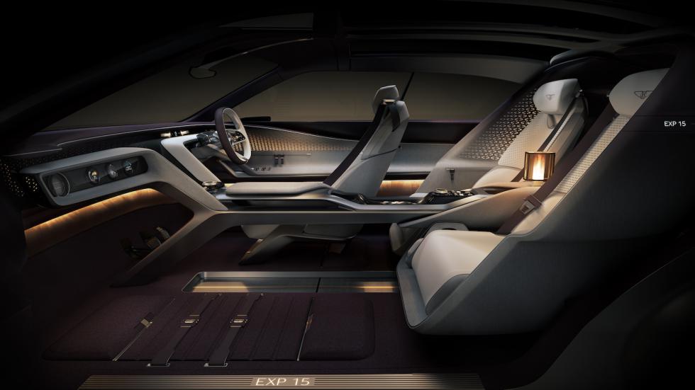 Bentley EXP 15 Concept: Τρίθυρο και τριθέσιο το πρώτο ηλεκτρικό της Bentley